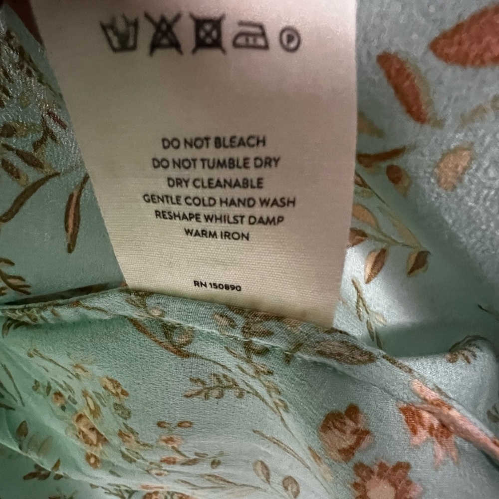 Spell & The Gypsy Maisie Blouse in Turquoise Sz S NWT - Picture 15 of 16